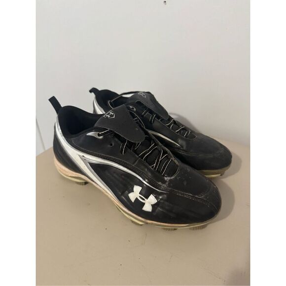 Under armour softball rotational traction lace up cleats sz 8 - Picture 4 of 10